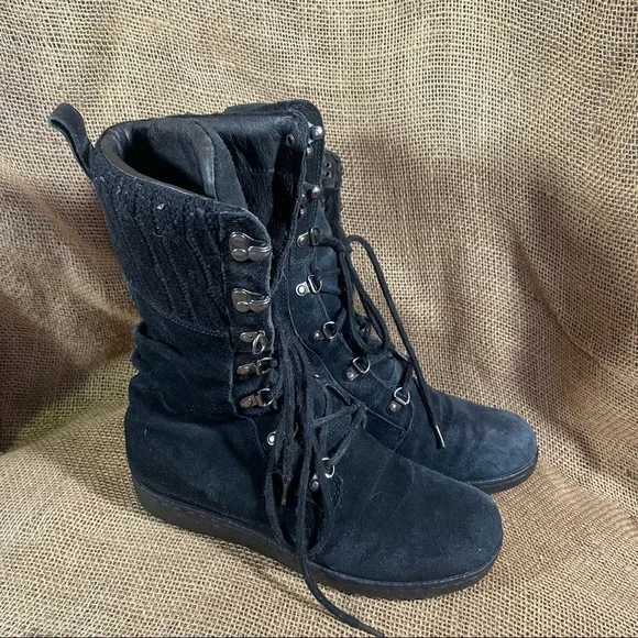 North Face Primaloft Insulated Lace Up Suede Boot - Picture 3 of 10